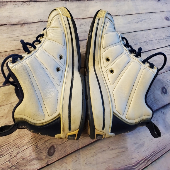 CONVERSE CHUCK TAYLOR ALL STAR  MEN'S UPPER LEATHER BLUE/WHITE SIZE 10.5 - Picture 6 of 14